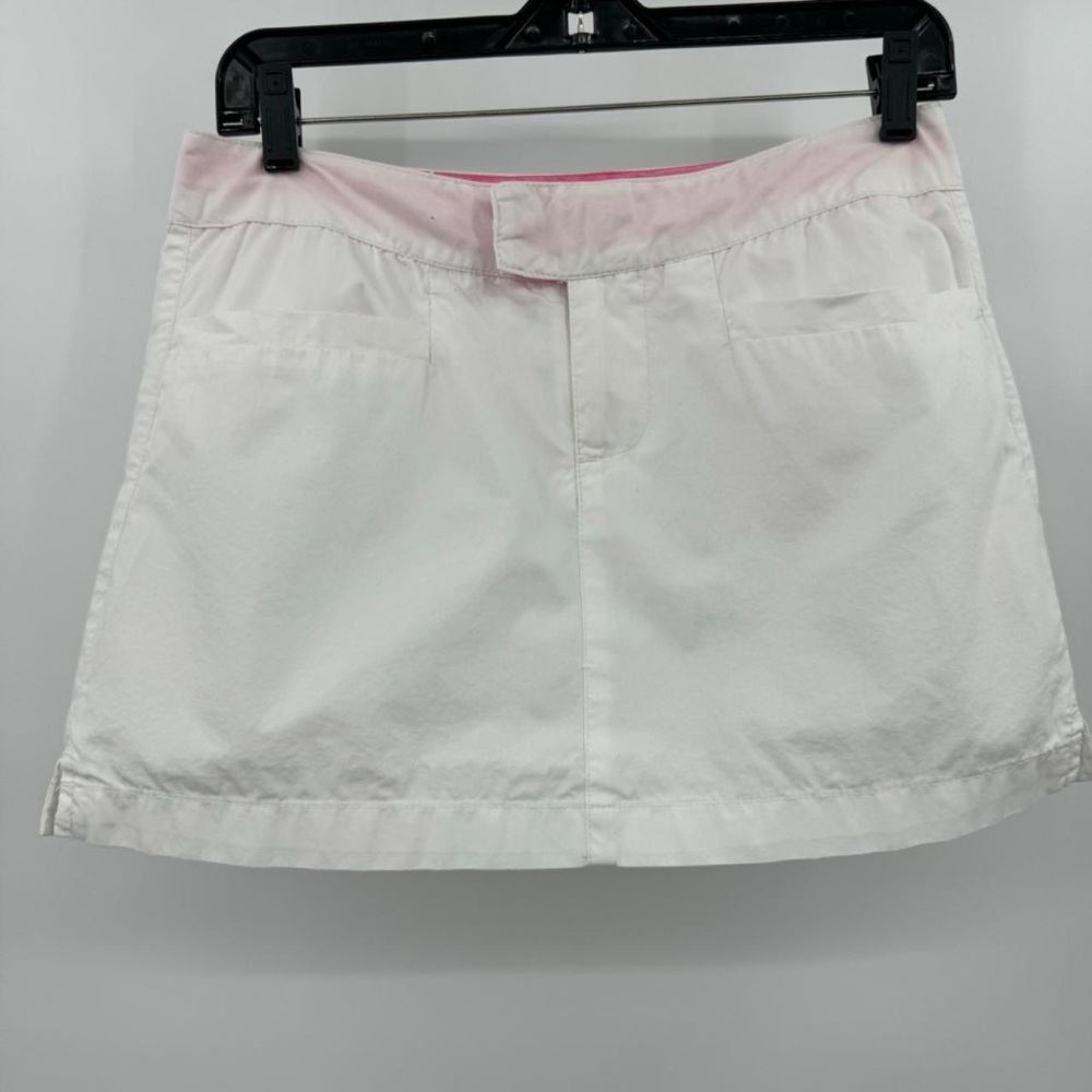 SO white mini skirt 100% cotton womens sz 5 summer skirt y2k tennis skirt preppy